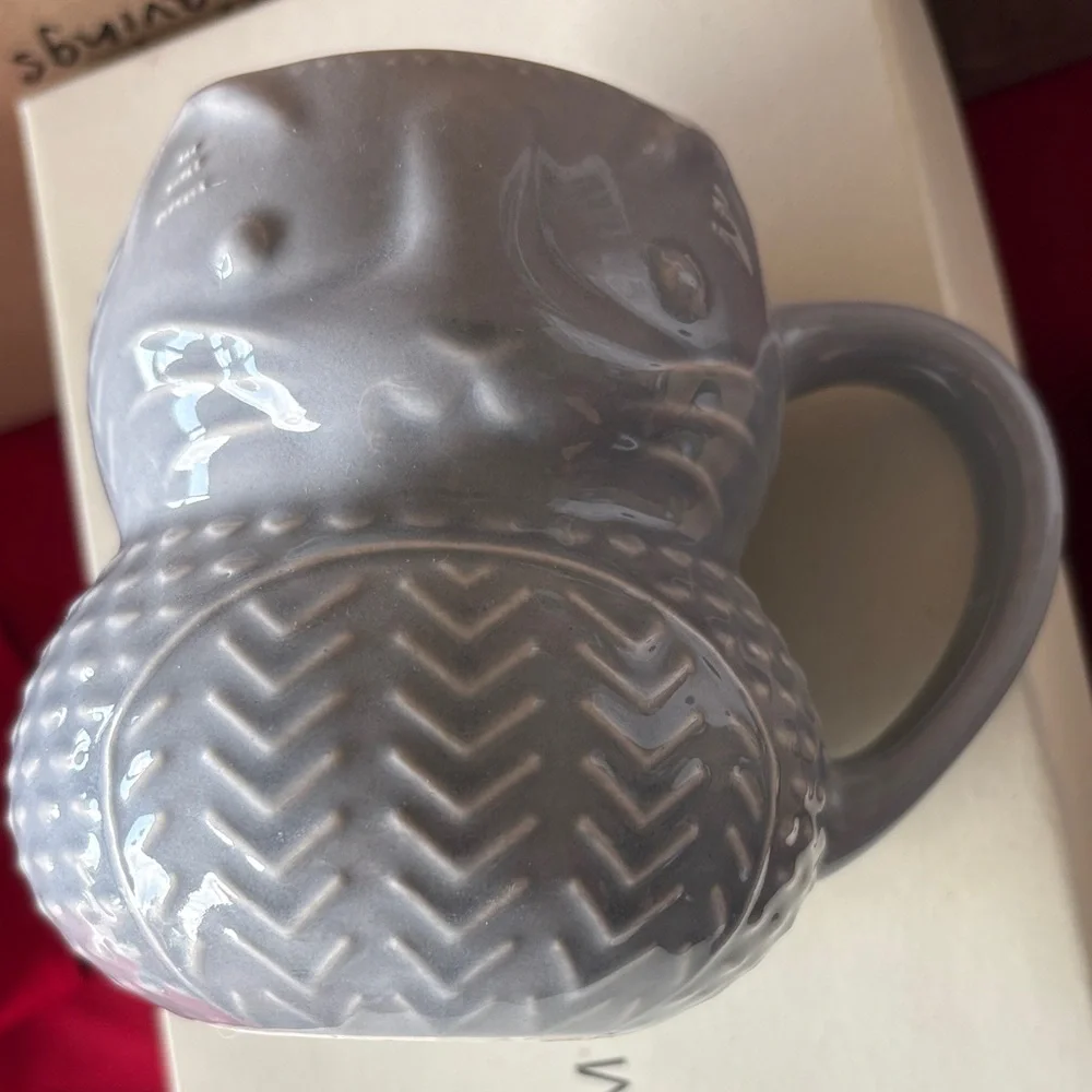 Textured Gray squirrel Ceramic Mug- from Pioneer Woman Mercantile